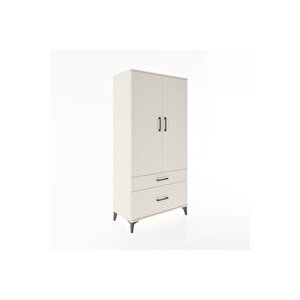 Hyperion Dolap 4 Raflı 2 Çekmeceli 2 Kapaklı 88x44x182 Aytaşı-aytaşı