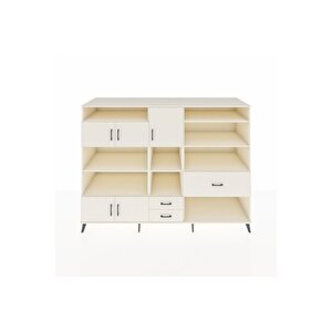 Kronos Dolap 13 Raflı 3 Çekmeceli 5 Kapaklı 220x59x163 Aytaşı-aytaşı