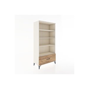 Hyperion Dolap 4 Raflı Tek Çekmeceli 88x44x182 Aytaşı-çam