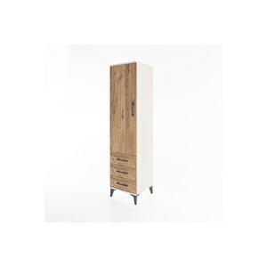 Hyperion Dolap 2 Raflı 3 Çekmeceli Tek Kapaklı 44x44x182 Aytaşı-çam