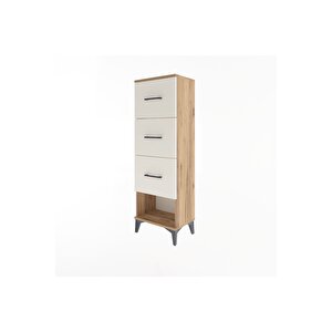 Arges Dolap 3 Çekmeceli 44x30x134 Çam-aytaşı
