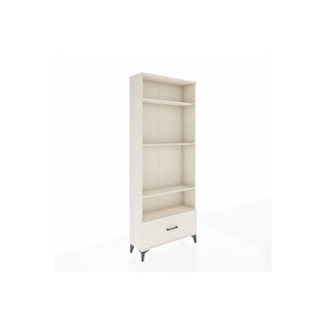 Arges Dolap 4 Raflı Tek Çekmeceli 88x30x221 Aytaşı-aytaşı