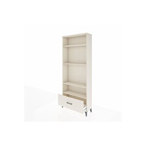 Arges Dolap 4 Raflı Tek Çekmeceli 88x30x221 Aytaşı-aytaşı