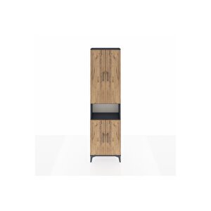 Arges Dolap 5 Raflı 4 Kapaklı 60x30x221 Antrasit-çam