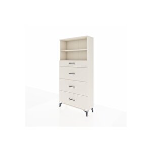 Arges Dolap 2 Raflı 4 Çekmeceli 88x30x182 Aytaşı-aytaşı