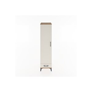 Hyperion Dolap 2 Raflı Tek Çekmeceli Tek Askılı 44x44x182 Çam-aytaşı