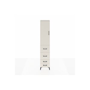 Arges Dolap 2 Raflı 4 Çekmeceli Tek Askılı 44x30x221 Aytaşı-aytaşı