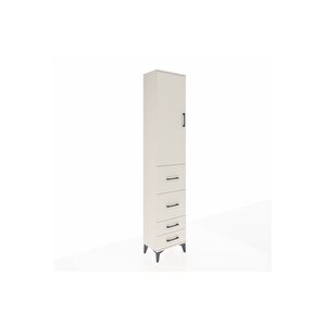 Arges Dolap 2 Raflı 4 Çekmeceli Tek Askılı 44x30x221 Aytaşı-aytaşı