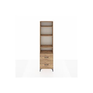 Arges Dolap 4 Raflı 2 Çekmeceli 60x30x221 Çam-çam