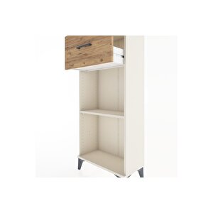 Hyperion Dolap Tek Raflı Tek Çekmeceli 60x44x134 Aytaşı-çam
