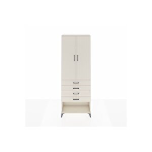 Arges Dolap 3 Raflı 4 Çekmeceli 2 Kapaklı 88x30x243 Aytaşı-aytaşı