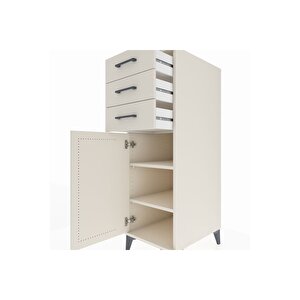 Kronos Dolap 2 Raflı 3 Çekmeceli Tek Kapaklı 44x59x134 Aytaşı-aytaşı