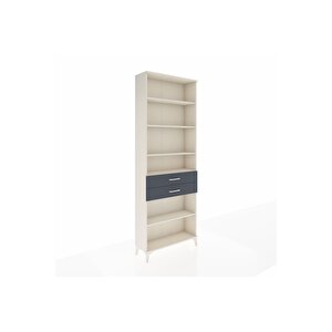Arges Dolap 5 Raflı 2 Çekmeceli 88x30x243 Aytaşı-antrasit