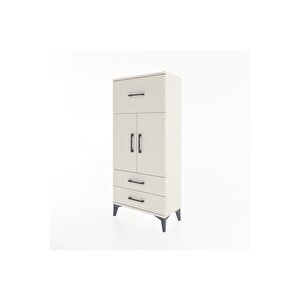 Hyperion Dolap 2 Raflı 3 Çekmeceli 2 Kapaklı 60x44x134 Aytaşı-aytaşı
