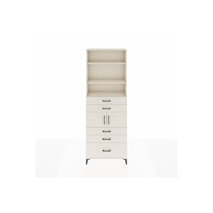 Arges Dolap 4 Raflı 5 Çekmeceli 2 Kapaklı 88x30x243 Aytaşı-aytaşı