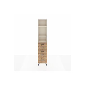 Arges Dolap 3 Raflı 5 Çekmeceli 44x30x221 Aytaşı-çam