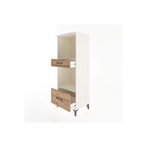 Hyperion Dolap 2 Raflı 2 Çekmeceli 60x44x163 Aytaşı-çam