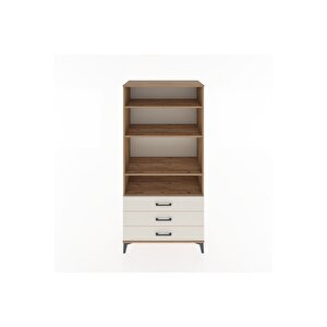 Hyperion Dolap Tek Raflı 7 Çekmeceli 88x44x182 Çam-aytaşı