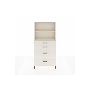 Arges Dolap 2 Raflı 4 Çekmeceli 88x30x182 Aytaşı-aytaşı