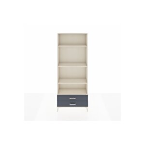 Arges Dolap 4 Raflı 2 Çekmeceli 88x30x221 Aytaşı-antrasit