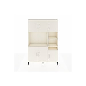 Arges Gardrop 10 Raflı 6 Kapaklı 132x30x195 Aytaşı-aytaşı