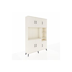 Arges Gardrop 10 Raflı 6 Kapaklı 132x30x195 Aytaşı-aytaşı