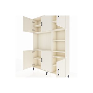 Arges Gardrop 10 Raflı 6 Kapaklı 132x30x195 Aytaşı-aytaşı