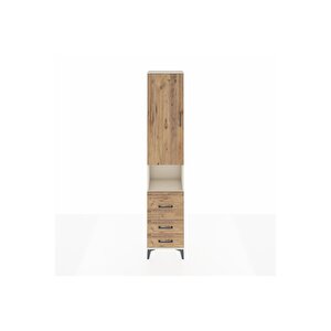 Arges Dolap 3 Raflı 3 Çekmeceli Tek Askılı 44x30x221 Aytaşı-çam