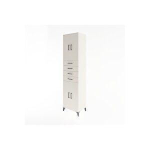 Hyperion Dolap 4 Raflı 4 Çekmeceli 4 Kapaklı 60x44x243 Aytaşı-aytaşı