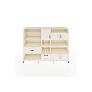 Hyperion Dolap 13 Raflı 3 Çekmeceli 5 Kapaklı 220x44x163 Aytaşı-aytaşı