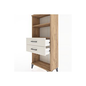 Hyperion Dolap 2 Raflı 2 Çekmeceli 60x44x134 Çam-aytaşı