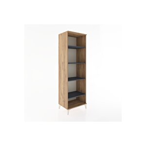 Hyperion Dolap 4 Raflı 60x44x195 Çam-antrasit