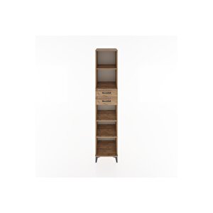 Hyperion Dolap 4 Raflı 2 Çekmeceli 44x44x221 Çam-çam