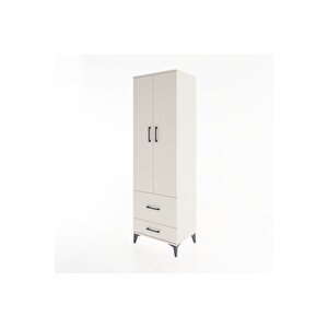 Hyperion Dolap 4 Raflı 2 Çekmeceli 2 Kapaklı 60x44x195 Aytaşı-aytaşı