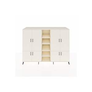 Kronos Dolap 14 Raflı 8 Kapaklı 220x59x163 Aytaşı-aytaşı