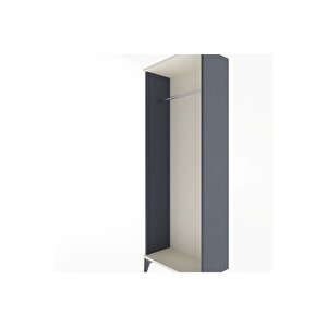 Arges Dolap Kapaklı Tek Askılı 60x30x163 Antrasit-aytaşı
