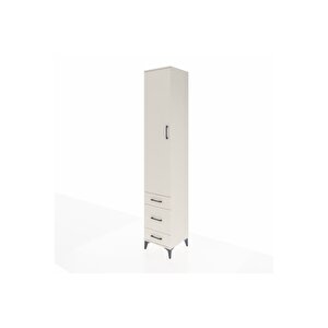 Hyperion Dolap 3 Raflı 3 Çekmeceli Tek Askılı 44x44x243 Aytaşı-aytaşı