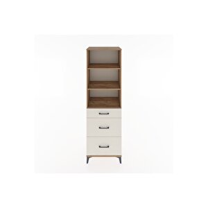 Hyperion Dolap 3 Raflı 3 Çekmeceli 60x44x195 Çam-aytaşı