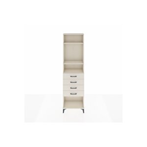 Arges Dolap 3 Raflı 4 Çekmeceli 60x30x221 Aytaşı-aytaşı