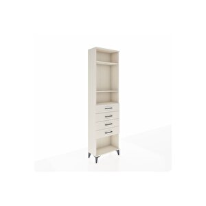 Arges Dolap 3 Raflı 4 Çekmeceli 60x30x221 Aytaşı-aytaşı