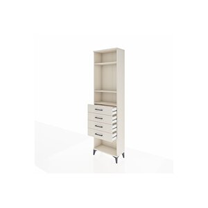 Arges Dolap 3 Raflı 4 Çekmeceli 60x30x221 Aytaşı-aytaşı