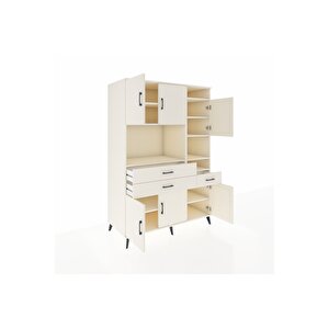 Kronos Dolap 10 Raflı 3 Çekmeceli 6 Kapaklı 132x59x195 Aytaşı-aytaşı/aytaşı