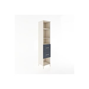 Hyperion Dolap 3 Raflı 2 Çekmeceli 44x44x221 Aytaşı-antrasit