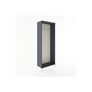 Arges Dolap Kapaklı Tek Askılı 60x30x163 Antrasit-antrasit