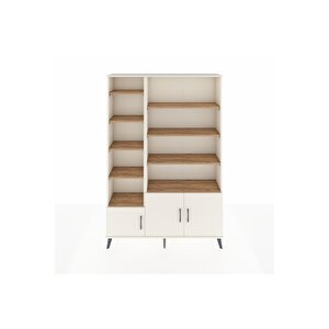 Arges Dolap 10 Raflı 3 Kapaklı 132x30x195 Aytaşı-aytaşı/çam