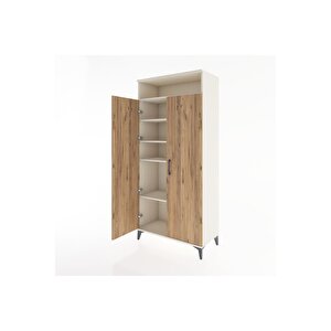 Hyperion Dolap 5 Raflı 2 Kapaklı 88x44x195 Aytaşı-çam