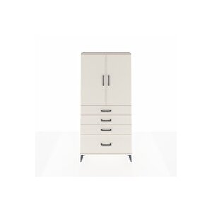 Arges Dolap 3 Raflı 4 Çekmeceli 2 Kapaklı 88x30x182 Aytaşı-aytaşı