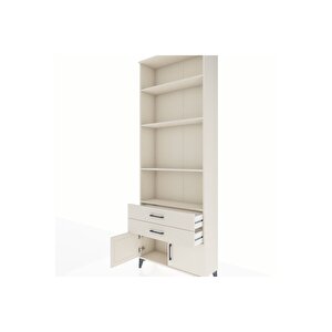 Arges Dolap 4 Raflı 2 Çekmeceli 2 Kapaklı 88x30x243 Aytaşı-aytaşı