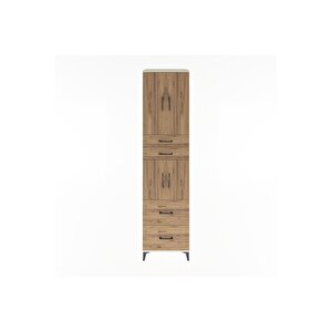 Hyperion Dolap 3 Raflı 4 Çekmeceli 4 Kapaklı 60x44x243 Aytaşı-çam