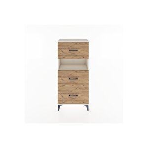Hyperion Dolap Tek Raflı 3 Çekmeceli 60x44x134 Aytaşı-çam